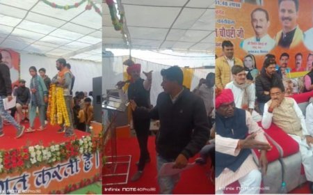 नगर परिषद के कार्यक्रम में हंगामा: समस्या लेकर आये युवक को भाजपा जिला अध्यक्ष ने मंच से दिया धक्का